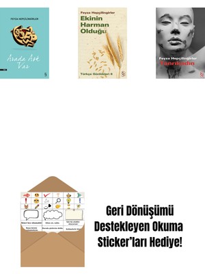 Arada Aşk Var + Ekinin Harman Olduğu + Tanrıkadın + Okuma Sticker'ları