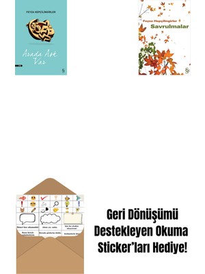 Arada Aşk Var + Savrulmalar + Okuma Sticker'ları