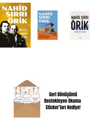 Mehlika Hanım Ailesi + Seyahat ve Seyahat Edebiyatı Üzerine Yazılar + Ankara Yazıları + Okuma Sticker'ları