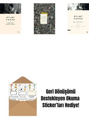 Saatine Bakan Adam + Talan Şiirleri + Üç Anlatı + Okuma Sticker'ları