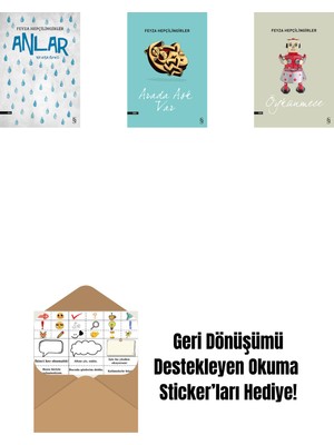 Anlar + Arada Aşk Var + Öykünmece + Okuma Sticker'ları