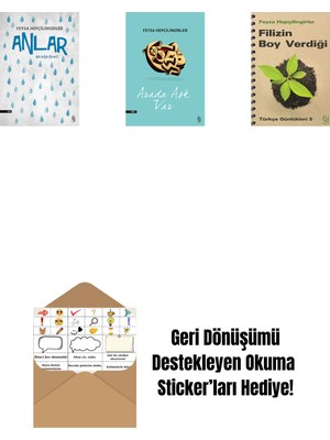 Anlar + Arada Aşk Var + Filizin Boy Verdiği + Okuma Sticker'ları
