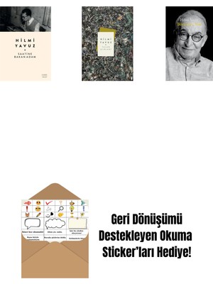 Saatine Bakan Adam + Talan Şiirleri (Ciltli) + Büyü’sün Yaz! (Ciltli) + Okuma Sticker'ları