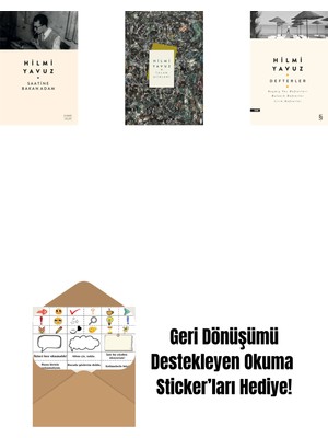 Saatine Bakan Adam + Talan Şiirleri (Ciltli) + Defterler + Okuma Sticker'ları