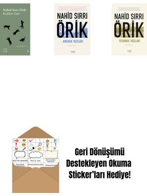 Everest Açıkhava 29 - Kedilere Dair + Ankara Yazıları + Istanbul Yazıları + Okuma Sticker'ları