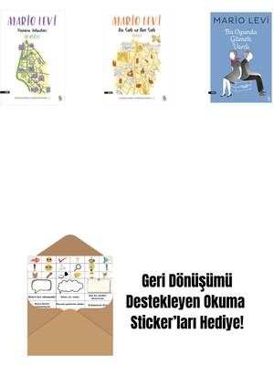 Pazarın Yalnızları Beyoğlu + Bu Salı ve Her Salı Şişli + Bu Oyunda Gitmek Vardı + Okuma Sticker'ları