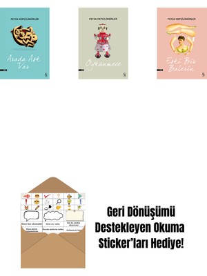 Arada Aşk Var + Öykünmece + Eski Bir Balerin + Okuma Sticker'ları