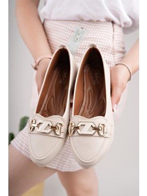 Nesil Shoes Mhd 60 Ten Taşlı Günlük Kadın Babet