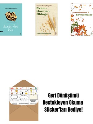 Arada Aşk Var + Ekinin Harman Olduğu + Savrulmalar + Okuma Sticker'ları