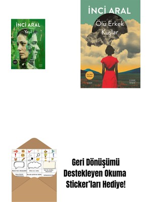 Yeşil + Ölü Erkek Kuşlar + Okuma Sticker'ları