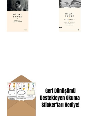 Saatine Bakan Adam + Defterler + Okuma Sticker'ları