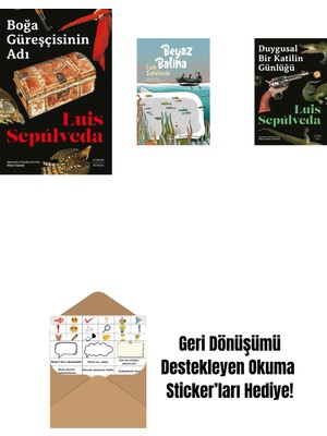 Boğa Güreşçisinin Adı + Beyaz Balina + Duygusal Bir Katilin Günlüğü + Okuma Sticker'ları