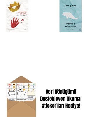 Eğlencesiz Bir Kral + Melville'e Selam Olsun + Okuma Sticker'ları