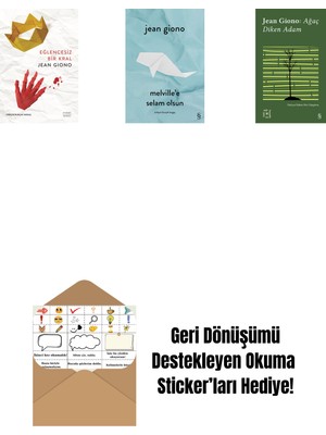 Eğlencesiz Bir Kral + Melville'e Selam Olsun + Everest Açıkhava 17 - Ağaç Diken Adam + Okuma Sticker'ları