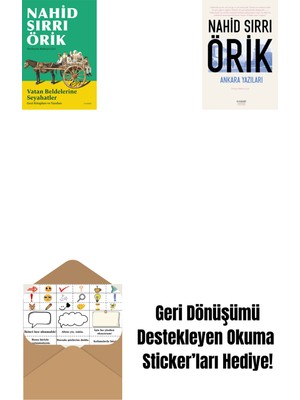 Vatan Beldelerine Seyahatler + Ankara Yazıları + Okuma Sticker'ları