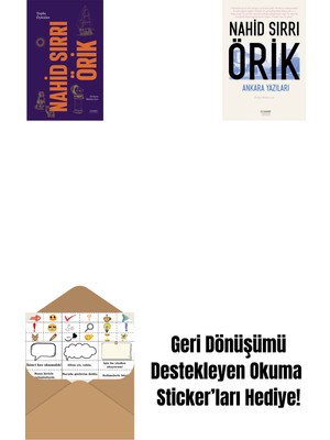 Nahid Sırrı Örik - Toplu Öyküler (Ciltli) + Ankara Yazıları + Okuma Sticker'ları