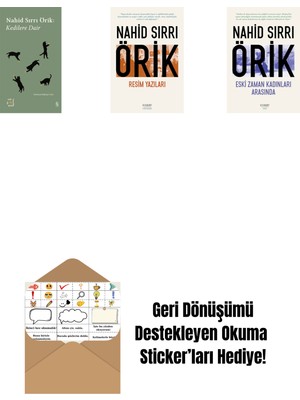 Everest Açıkhava 29 - Kedilere Dair + Resim Yazıları + Eski Zaman Kadınları Arasında + Okuma Sticker'ları