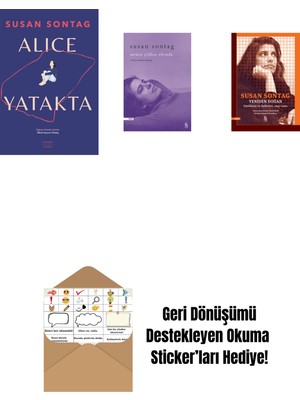 Alice Yatakta + Satürn Yıldızı Altında + Yeniden Doğan + Okuma Sticker'ları