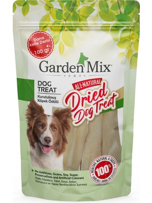 Garden Mix Kurutulmuş Dana Kelle Derisi 100 gr x 2 Adet Sptgl