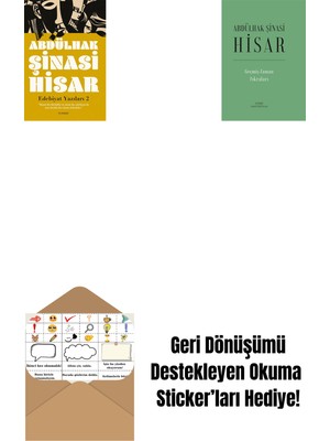 Edebiyat  Yazıları 2 + Geçmiş Zaman  Fıkraları (Ciltli) + Okuma Sticker'ları