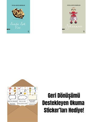 Arada Aşk Var + Öykünmece + Okuma Sticker'ları