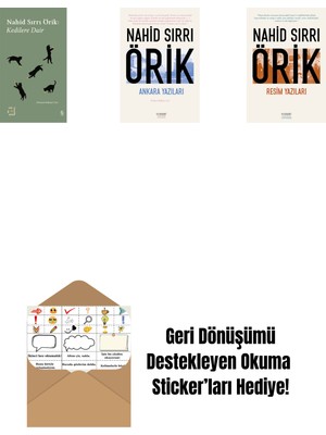 Everest Açıkhava 29 - Kedilere Dair + Ankara Yazıları + Resim Yazıları + Okuma Sticker'ları