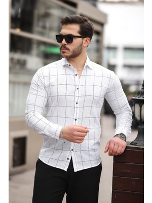 Erkek Kare Desenli Gömlek