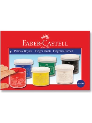 Faber-Castell Faber Castell Parmak Boyası 25ml x 6 Renk