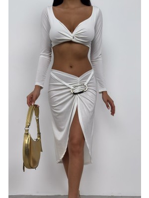 Toka Detay Asimetrik Etek