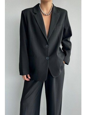 Oversize Ceket - Siyah