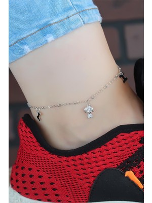 Zirkon Taşlı Silver Renk Kaplama Hal Hal