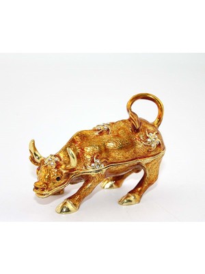 Sıvaroskı Taşlı Tekli Boğa 11*6 cm