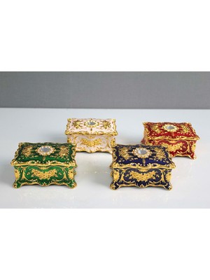 Sıvaroskı Taşlı Kutu 9*6,5 cm