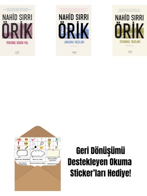 Tersine Giden Yol + Ankara Yazıları + Istanbul Yazıları + Okuma Sticker'ları