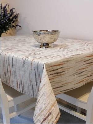 Başak Ev Tekstili Elyaflı Pvc Muşamba - Desenli Silinebilir Masa Örtüsü