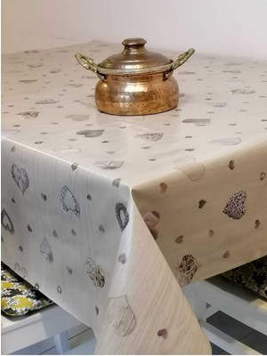 Başak Ev Tekstili Elyaflı Pvc Muşamba - Desenli Silinebilir Masa Örtüsü