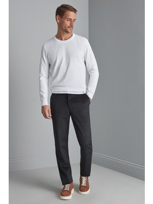 Erkek Siyah Regularfit / Rahat Kalıp  Pantolon