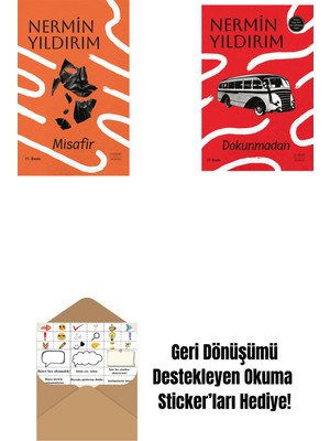 Misafir (Ciltli) + Dokunmadan + Okuma Sticker'ları