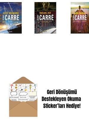 Gece Müdürü + Insan Avı + Son Casus + Okuma Sticker'ları
