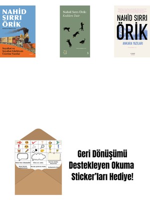 Seyahat ve Seyahat Edebiyatı Üzerine Yazılar + Everest Açıkhava 29 - Kedilere Dair + Ankara Yazıları + Okuma Sticker'ları