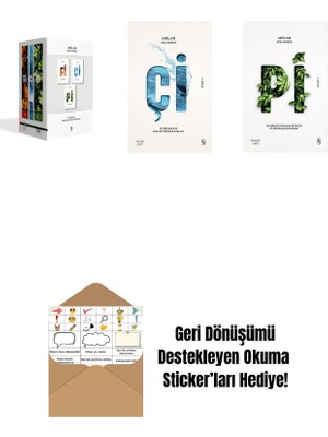 Azra Kohen Kutulu Set Fi-Çi-Pi + Çi + Pi + Okuma Sticker'ları