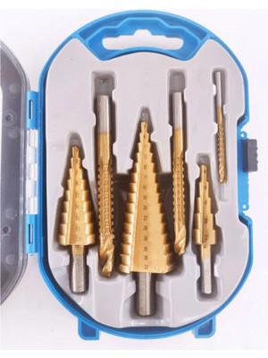 6 Parça Kademeli Matkap Ucu Seti