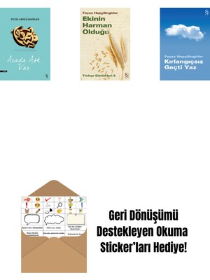 Arada Aşk Var + Ekinin Harman Olduğu + Kırlangıçsız Geçti Yaz + Okuma Sticker'ları