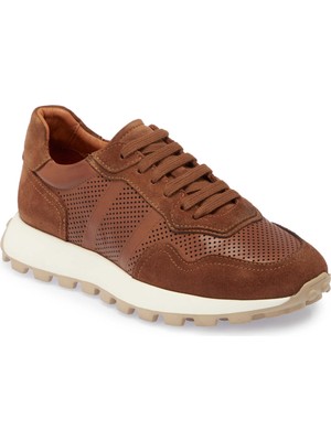 Tergan  Taba Hakiki Deri Erkek Sneaker - E24I1AY56733-K59