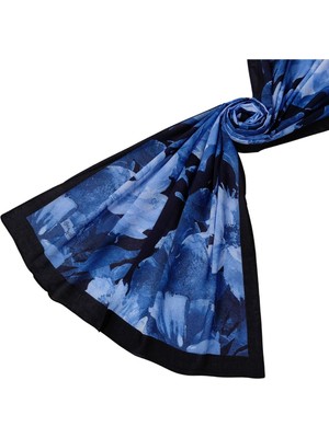 Emproyal Organik Pamuk Çiçek Desen Şal 75X190 cm