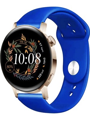 Tagomoon Huawei Watch Gt3 Elegant 42MM Akıllı Saat Uyumlu Spor Silikon Kordon