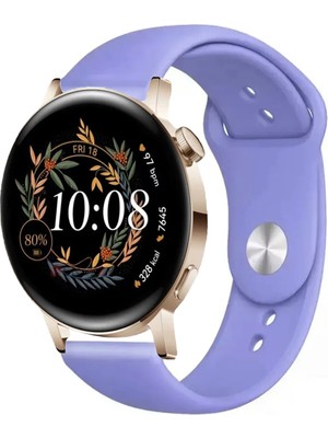 Tagomoon Huawei Watch Gt3 Elegant 42MM Akıllı Saat Uyumlu Spor Silikon Kordon