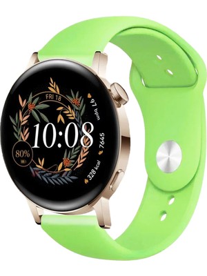 Tagomoon Huawei Watch Gt3 Elegant 42MM Akıllı Saat Uyumlu Spor Silikon Kordon