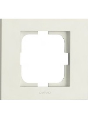 Ovivo Grano Beyaz Tekli Çerçeve