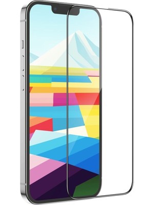Fibaks Apple iPhone 15 Plus/16 Plus 150C Antistatik Tam Kapatan Tamperli Cam Ekran Koruyucu Kırılmaz Cam